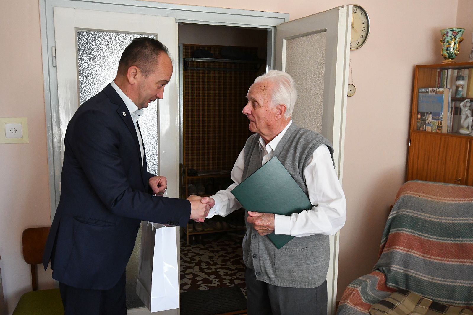 Kömives Istvánt köszöntötték 90. születésnapján